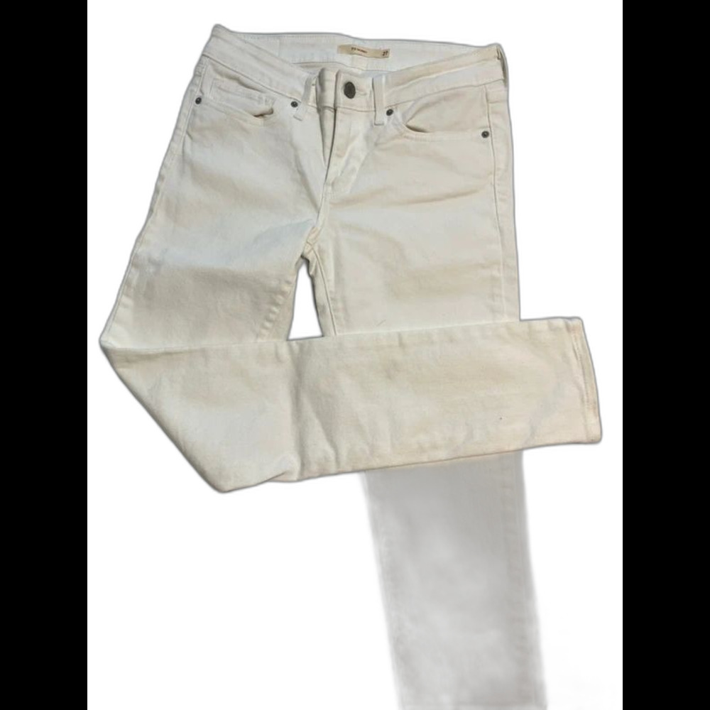 nwot Levi’s 711 skinny white jeans sz 27